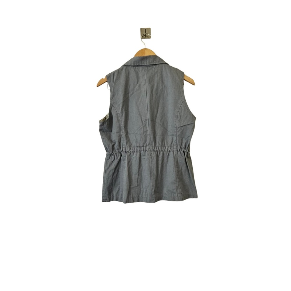 Skies‎ Are Blue  Sleeveless Utility Vest Size SMALL - Picture 4 of 4